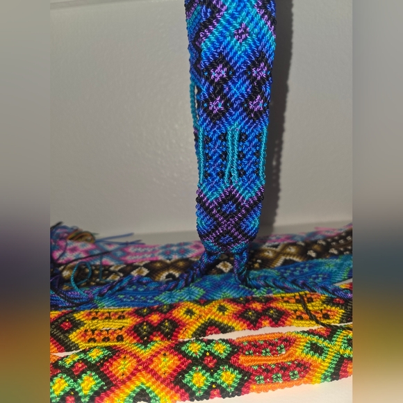 Colorful Woven Cowboy Hat Band - Picture 2 of 9